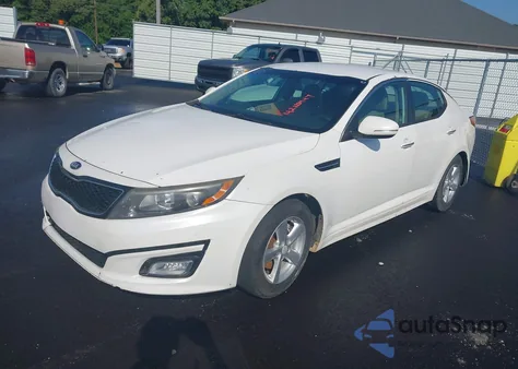 2015 Kia Optima Lx z USA, uszkodzony, nr VIN 5XXGM4A77FG457398